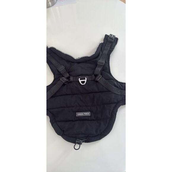 Canada pooch dog puff jacket, size 1, 12” length - Picture 2 of 5